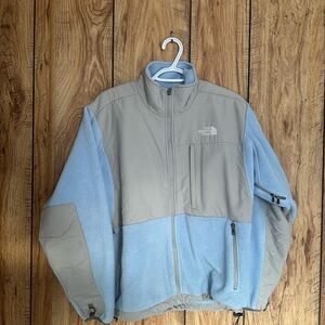 The North Face Blue and Gray Fleece Jacket